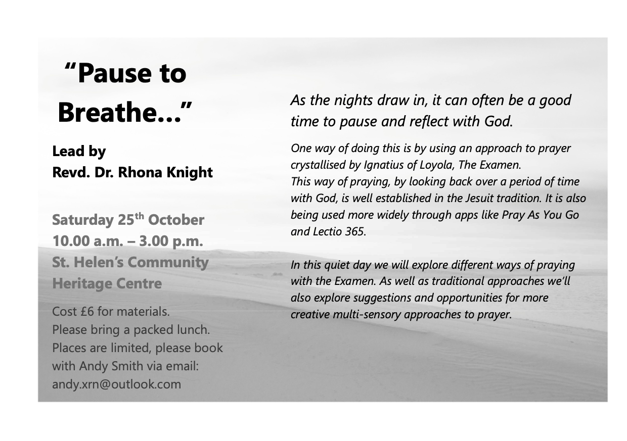 Pause to Breathe A5 Flyer