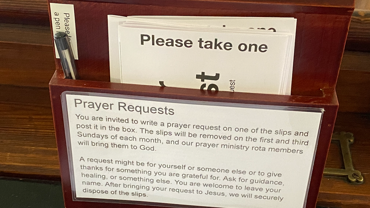 Prayer Request Box